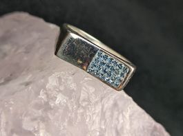 Ring Silber 925 mit türkisen Steinen
