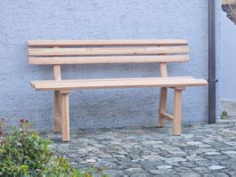 Gartenbank / Parkbank aus CH Lärchenholz, Top Zustand