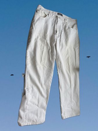 Polo Ralph Lauren Vintage White Wide Jeans