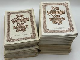Der Hochwächter alte Schweizer Zeitschriften XL Konvolu