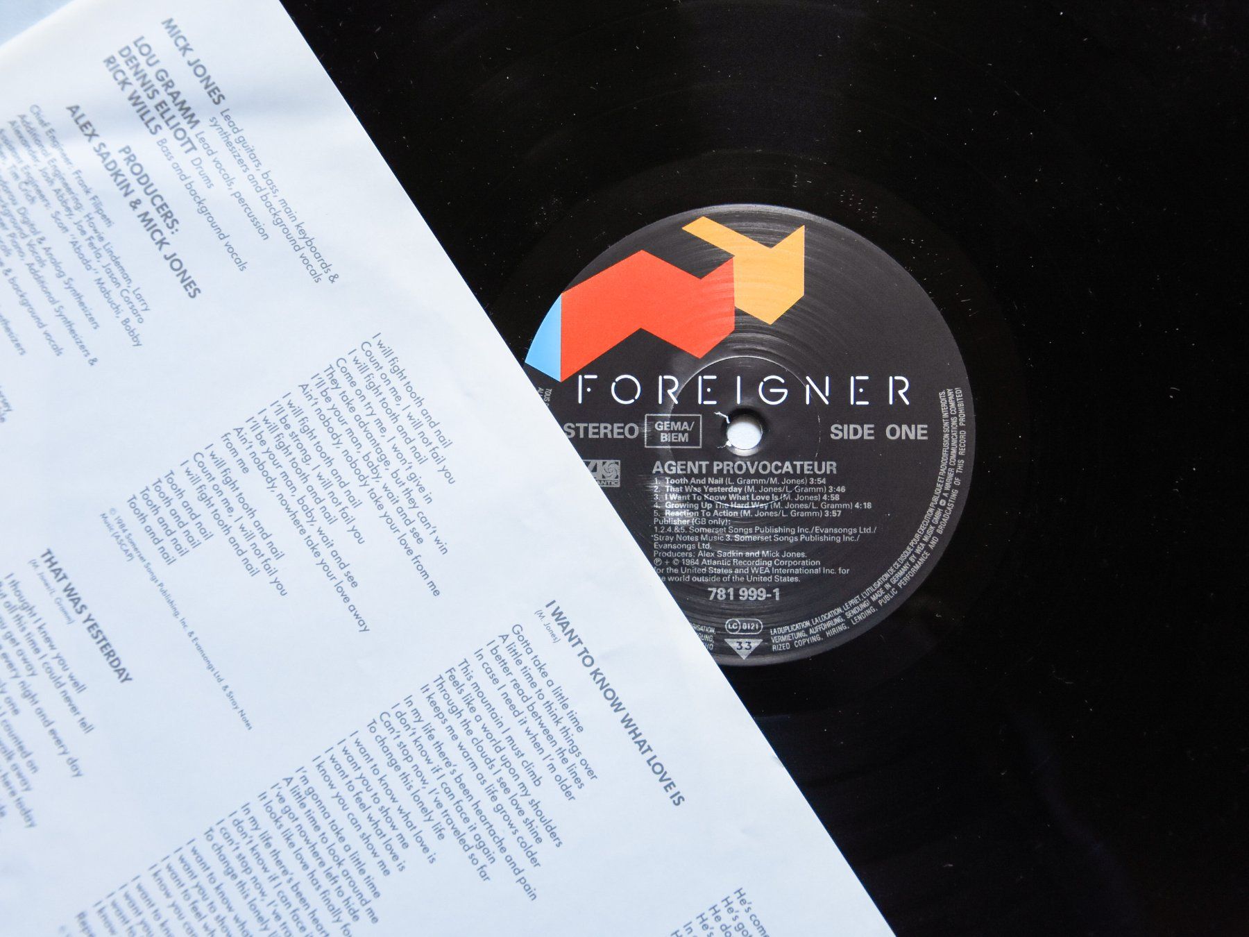Dischi in vinile: Foreigner - Agent Provacateur – Usato da Belmont-sur-Yverdon venduto da ag97 2