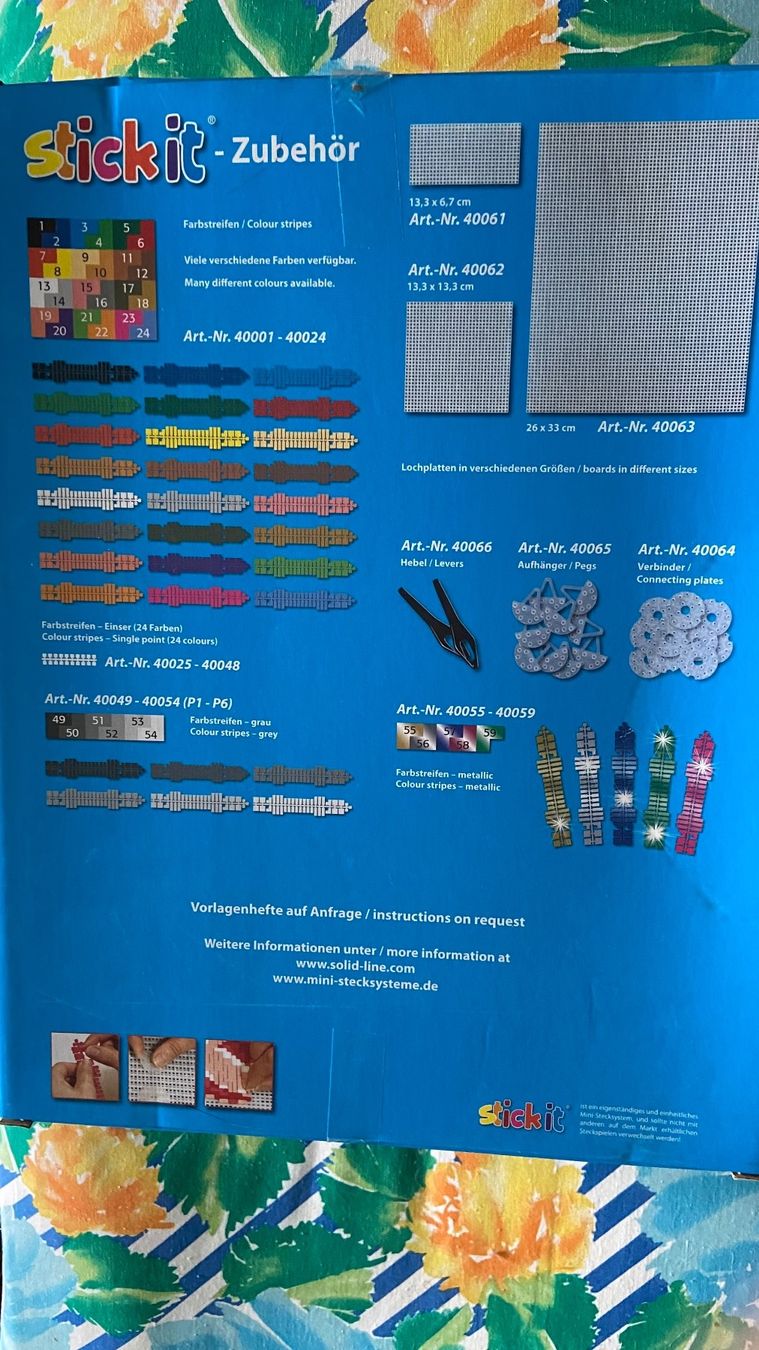 Bastelsets: Stick It Mini System (Steckbild) Dürerhaus – Neu und originalverpackt aus Rüti ZH von  1