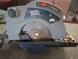 Kreissäge BLACK&DECKER KS865N 1300W mit Sägeblatt gebraucht