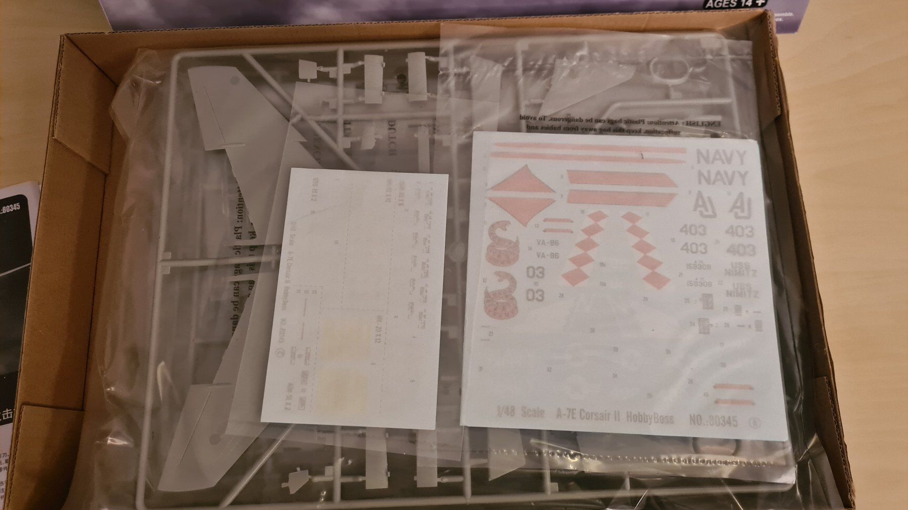 Kit di modellismo & Modellini statici: 1:48  A-7 E Corsair II - Hobby Boss 80345 – Nuovo (secondo la descrizione) da Bassersdorf venduto da jackbmw 7