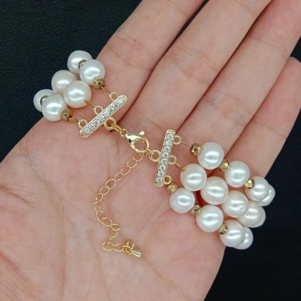 Catenine: Lua Halskette Perlen Kette Collier Perle Perlenkette Echt – Nuovo (secondo la descrizione) da Prilly venduto da ilyria73 4
