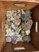 Sammlung Mineralien und Steine guter Zustand ca.35 Stück
