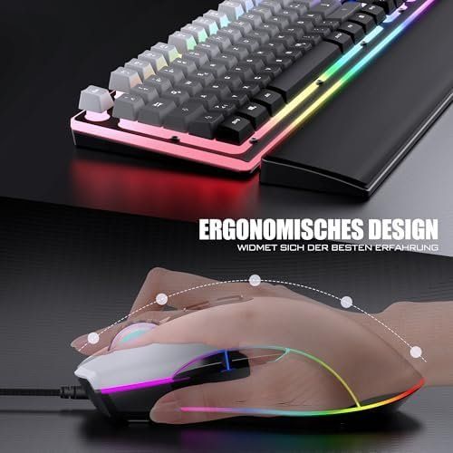 Tastiere: Gaming Tastatur Maus QWERTZ DE Layout – Nuovo e nell'imballaggio originale da Hundwil venduto da Equiply 6