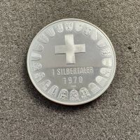 1 Silber Taler Schweiz Zermatt 1970