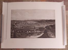 Zürich 1875 Nachdruck von H. Siegfried, Kupferstecher 1981