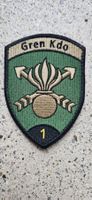*** Badge Grenadier Kdo 1 schwarz mit klett ***