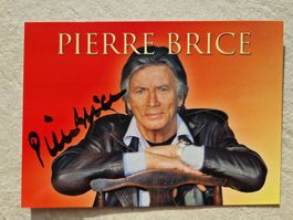 Pierre Brice † - Druckautogramm auf Karte