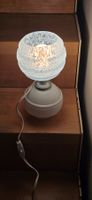 Nachttischlampe, weiss, Vintage Look 1980 Jahren Frankreich