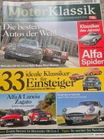 Motor Klassik 16 Mercedes W116 Fiat 500 Alfa Lancia Wolga xx