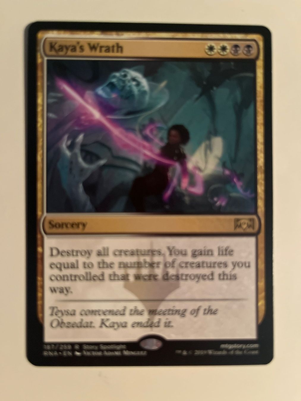 Magic The Gathering Carte collezionabili: 1 x Kaya's Wrath - Magic: The Gathering - MtG – Usato da Kriens venduto da Shadi1980