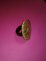 ring modeschmuck mit moschelen,,beige