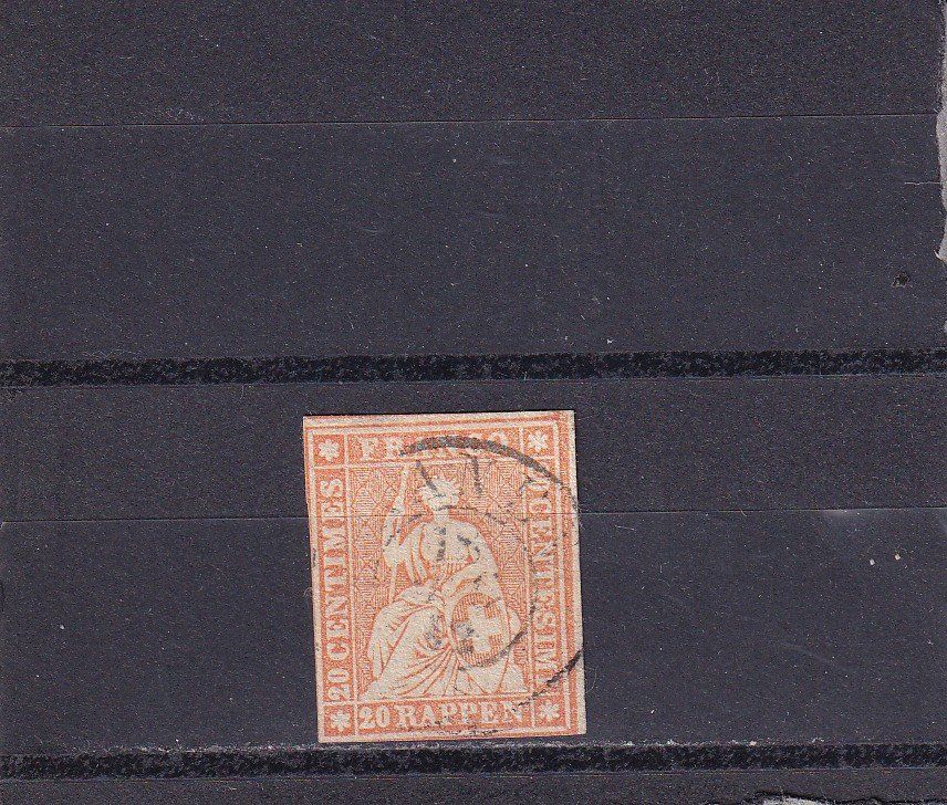 Tutti i francobolli: 1856-57 Sitzende Helvetia – Usato da Birsfelden venduto da chr_yq2g