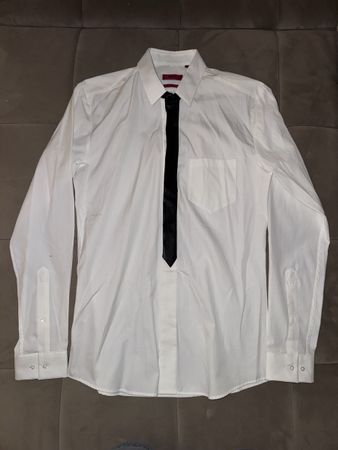 Neu Hugo Boss Hemd weiss Grösse S