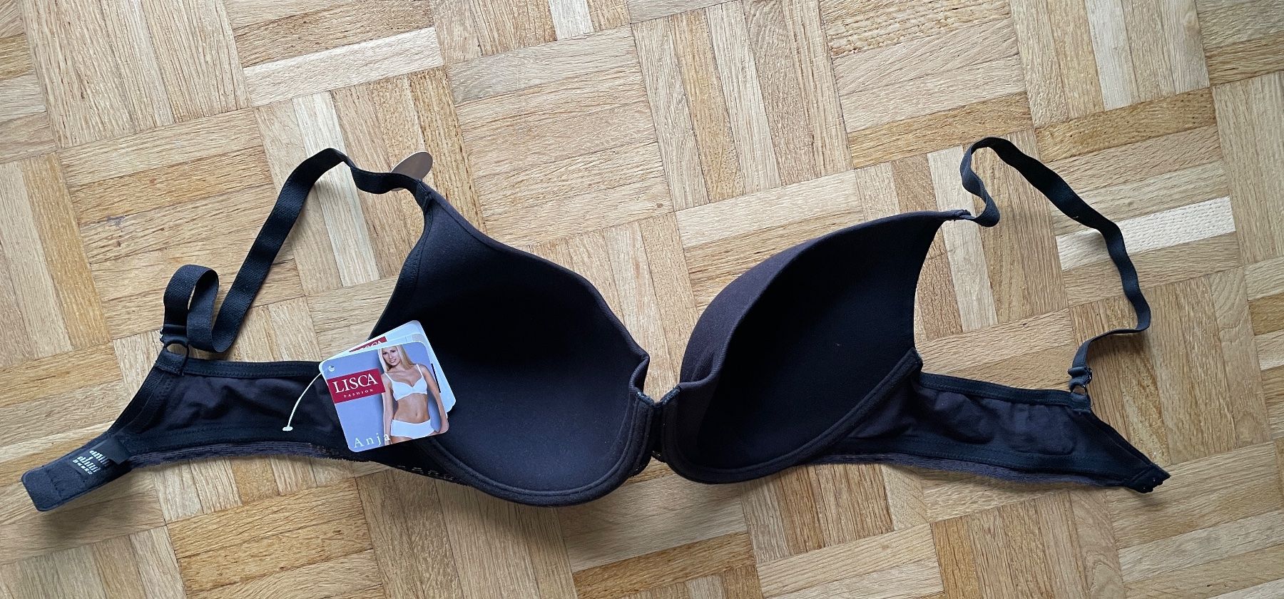 Altra biancheria intima: BH mit Bügel von Lisca, dunkelgrau, Grösse 90D, NEU – Nuovo e nell'imballaggio originale da Gümligen venduto da soleil149 3
