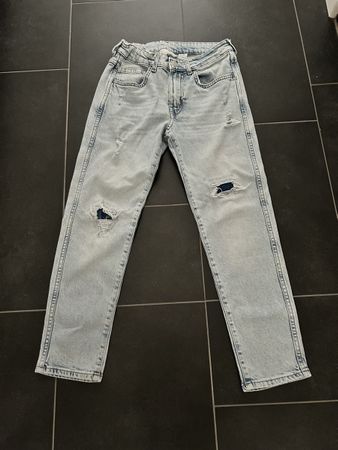 H&M Jeans, Grösse 140, Tapered Leg, Top Zustand!