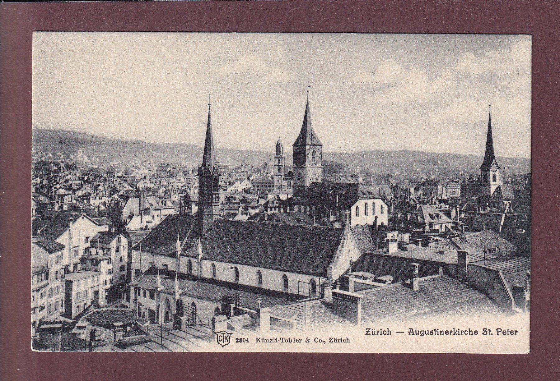 Cartes postales: ZÜRICH - St. Peter – D'occasion à Pully par nicecards
