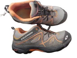 Gr. 37.5 SALOMON Sneakers hellbraun orange guter Zustand-