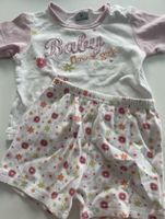 Pyjama kurz bedruckt Grösse 80 Baumwolle