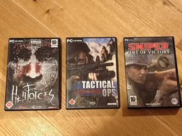 Konvolut rarität FPS Hellforces, Tactical Ops, Sniper. DE/EN