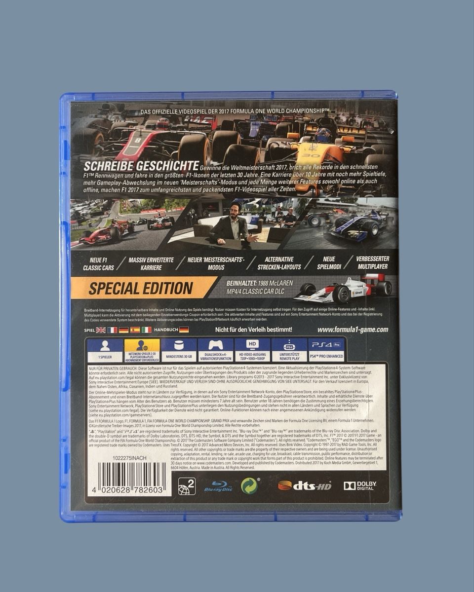 Sony Spiele: F1 2017 - Formel 1, PS4, Special Edition – Gebraucht aus Leuk Stadt von nat_7826 1