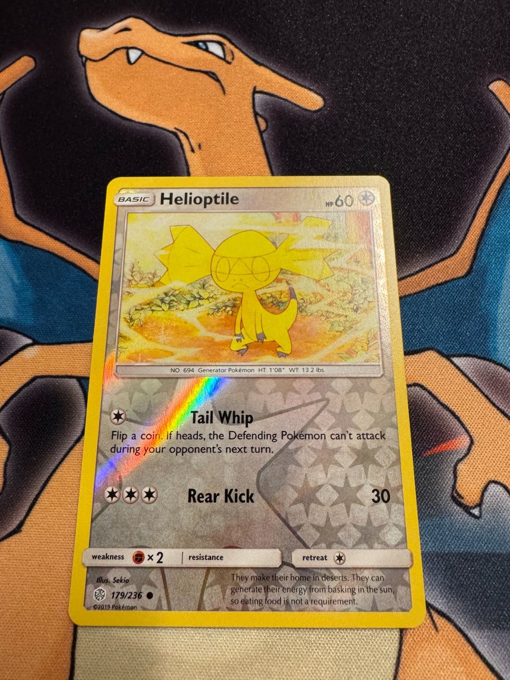 Pokémon Carte collezionabili: Helioptile (CEC 179) - Reverse Holo - Cosmic Eclipse – Nuovo (secondo la descrizione) da Bülach venduto da Pfrenzel