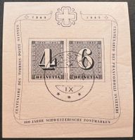 1943 100 Jahre CH-Briefmarken gest. SBK 90.-