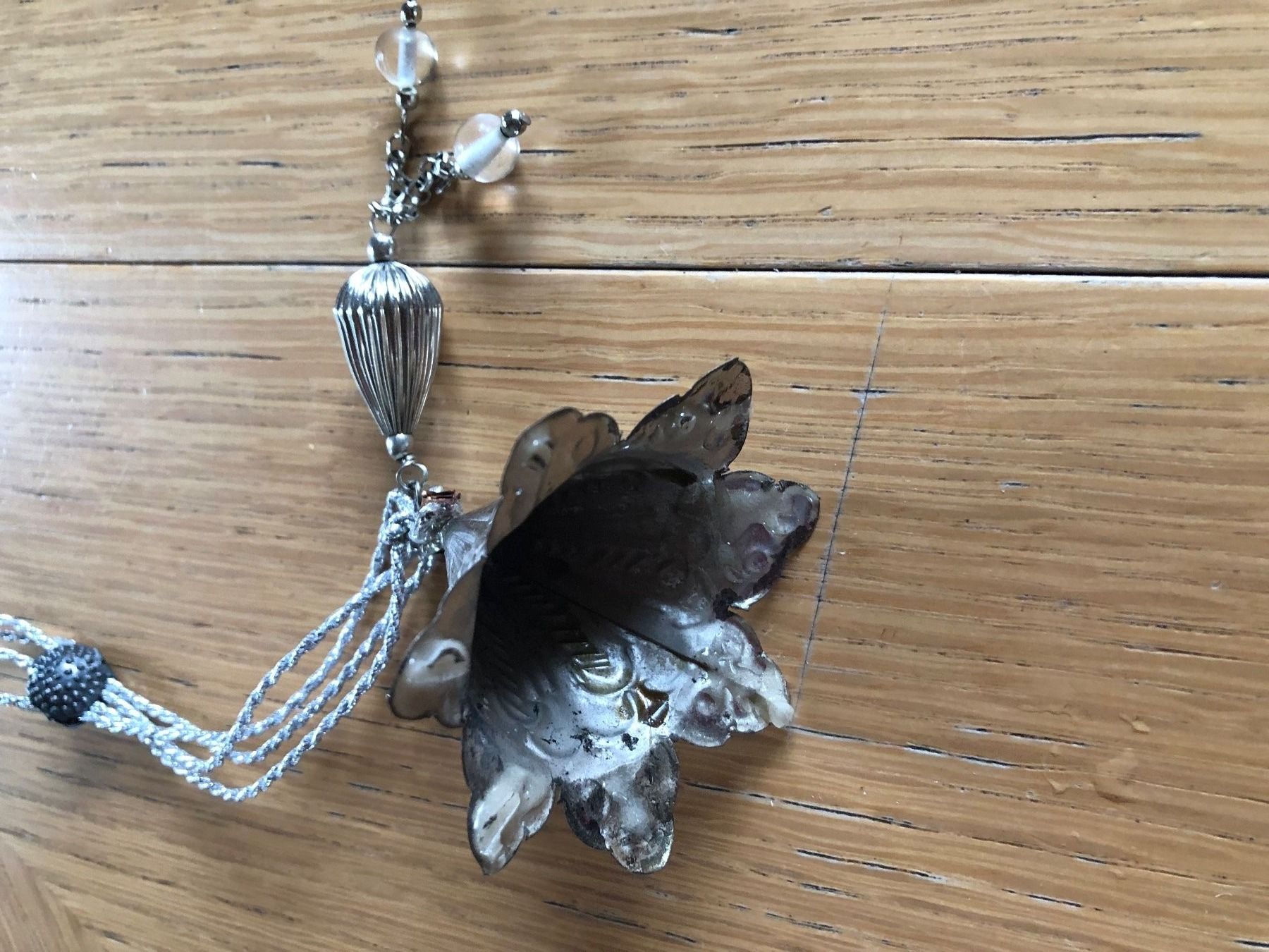 Tutte le decorazioni: Silberne Glocken-Kette, Vintage, Boho Style, – Usato da Schübelbach venduto da Dolly990_2 1