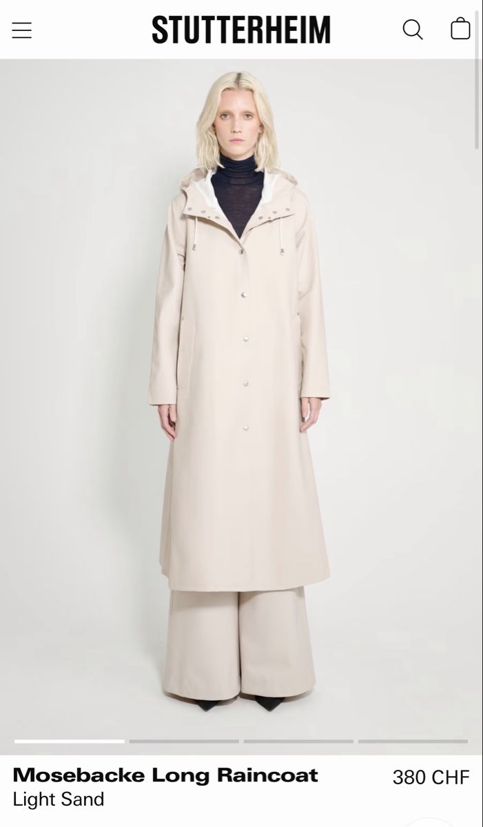 Stutterheim Giacche: Stutterheim rain coat (S) Mosebacke Long – Nuovo (secondo la descrizione) da Basel venduto da mar_fp5q