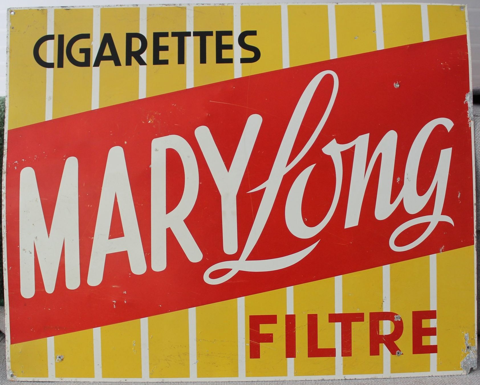 Insegne: Altes Reklame-Schild "MARYLong" – Usato da Herznach venduto da atsirch60