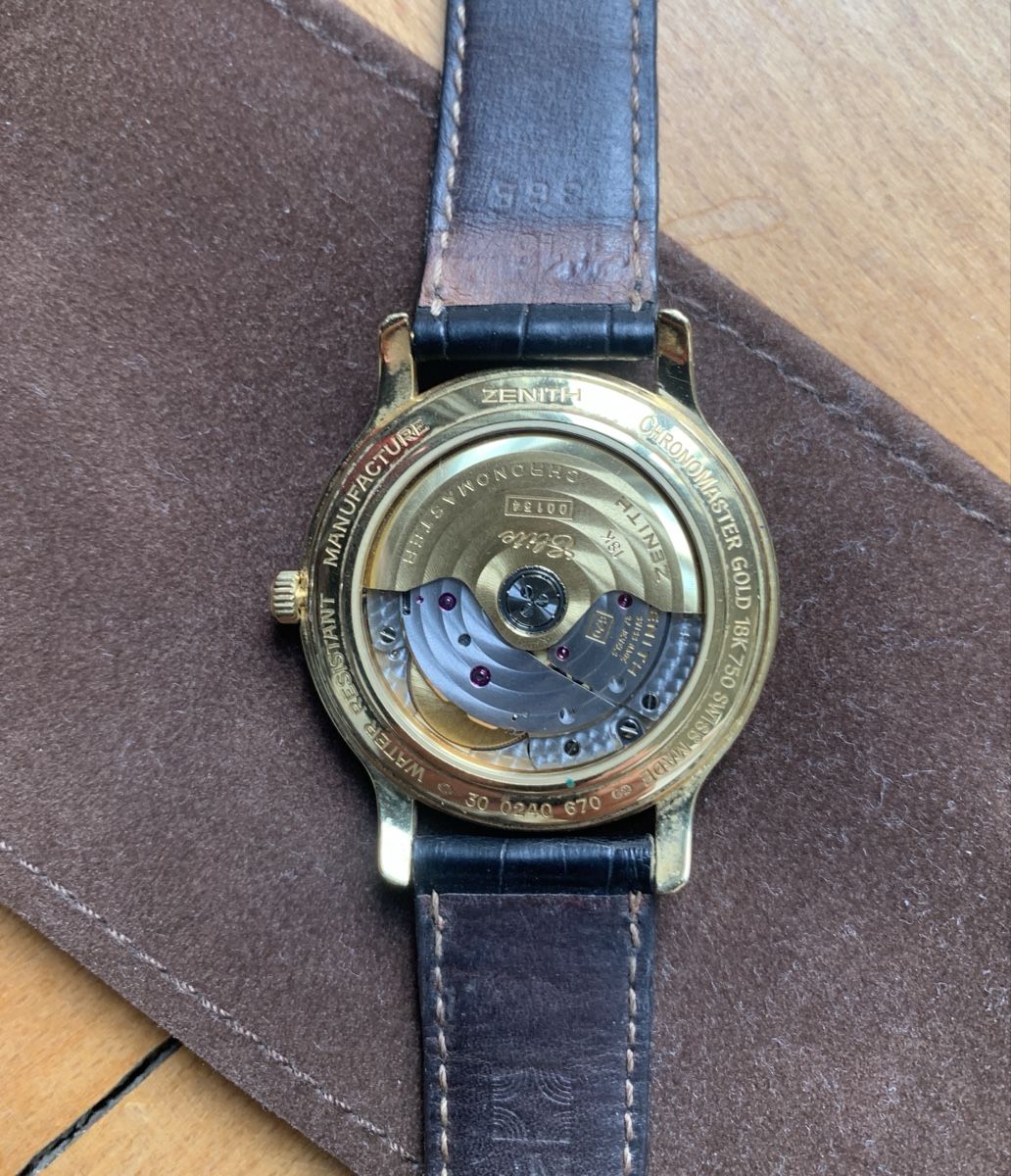 Zenith Uhren: Zenith Gold Elite Automatic Chronometer, mit Goldschnalle! – Gebraucht aus Zürich von editalausanne 1