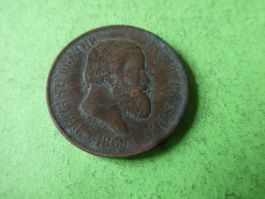 Brasilien 1869, 20 Reis