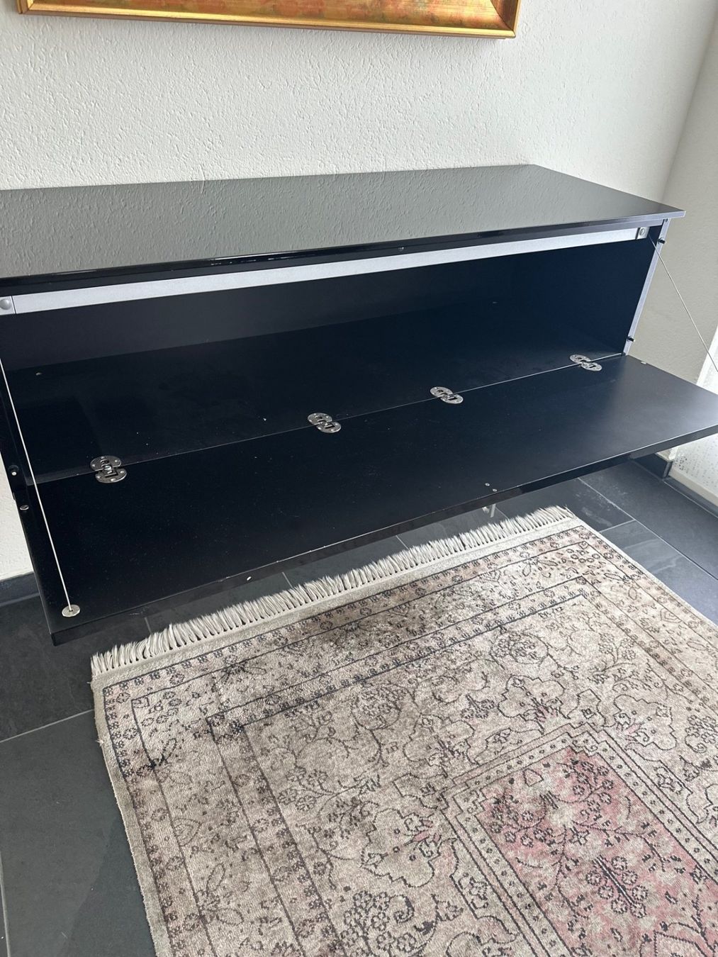 Cassettiere: Sideboard in Klavierlack schwarz 116 cm – Usato da Widen venduto da Rumpipumpo 2