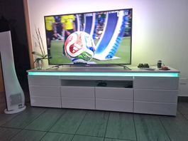 Mobile TV (con speaker e led) + tavolino salotto