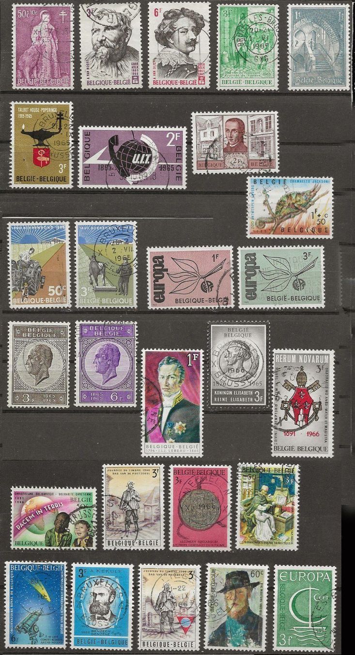 Tutti i francobolli: Lot oblitérés 1965 .. – Usato da Sion venduto da PierreP01