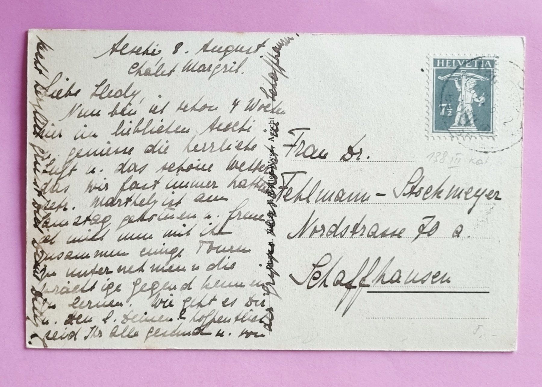 Cartes postales: Aeschi - Dorfansicht - alte Ansichtskarte – D'occasion à Rothrist par RROENK 1