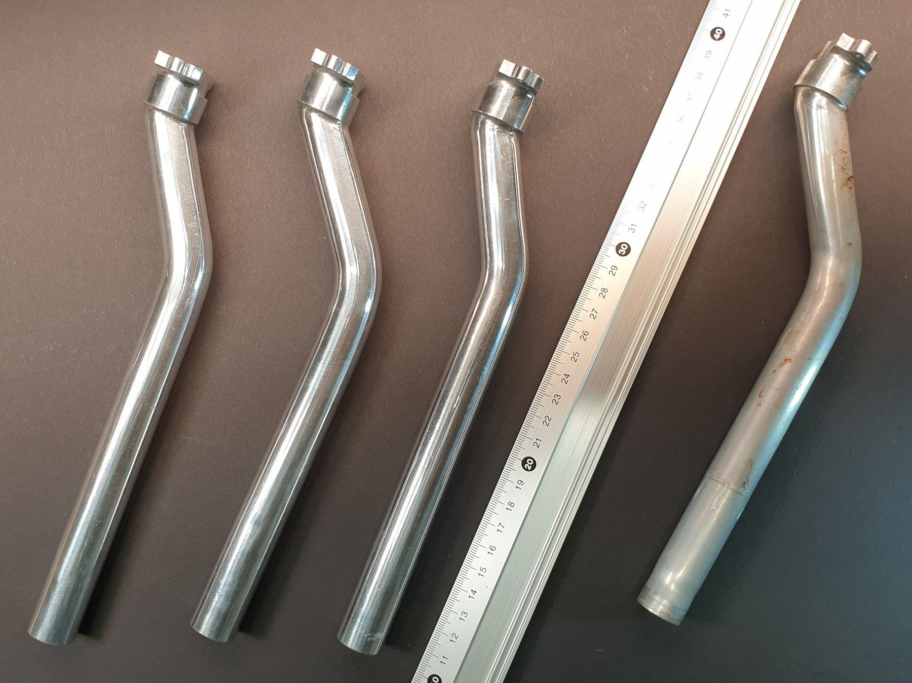 Auspuffanlagen: MINTOR 170 Auspuff-Krümmer – Neu (gemäss Beschreibung) aus Ohmstal von p-51d 1
