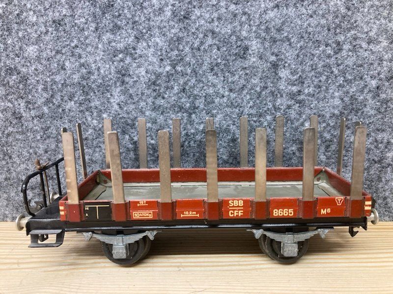 Buco Modellini di ferrovie: Buco Spur 0 Rungenwagen 8665 – Usato da Büsserach venduto da ModellbahnDepot 2