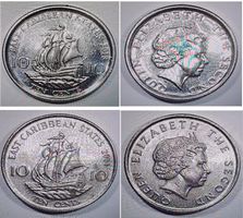 Eastern Caribbian States 8 seltene Münzen