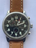 Montre Christian Jacques Chronographe Cuir Marron