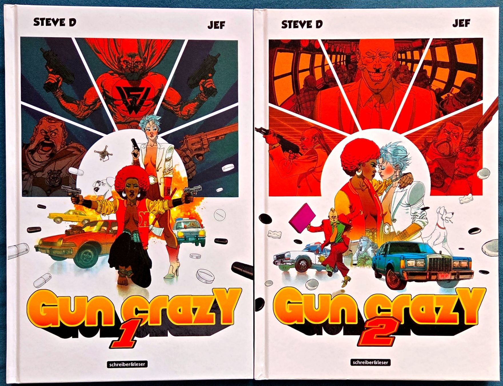 Fumetti: Steve D / Jef - Gun Crazy - Band 1+2 - Comic – Nuovo (secondo la descrizione) da Reinach BL venduto da solidsenders