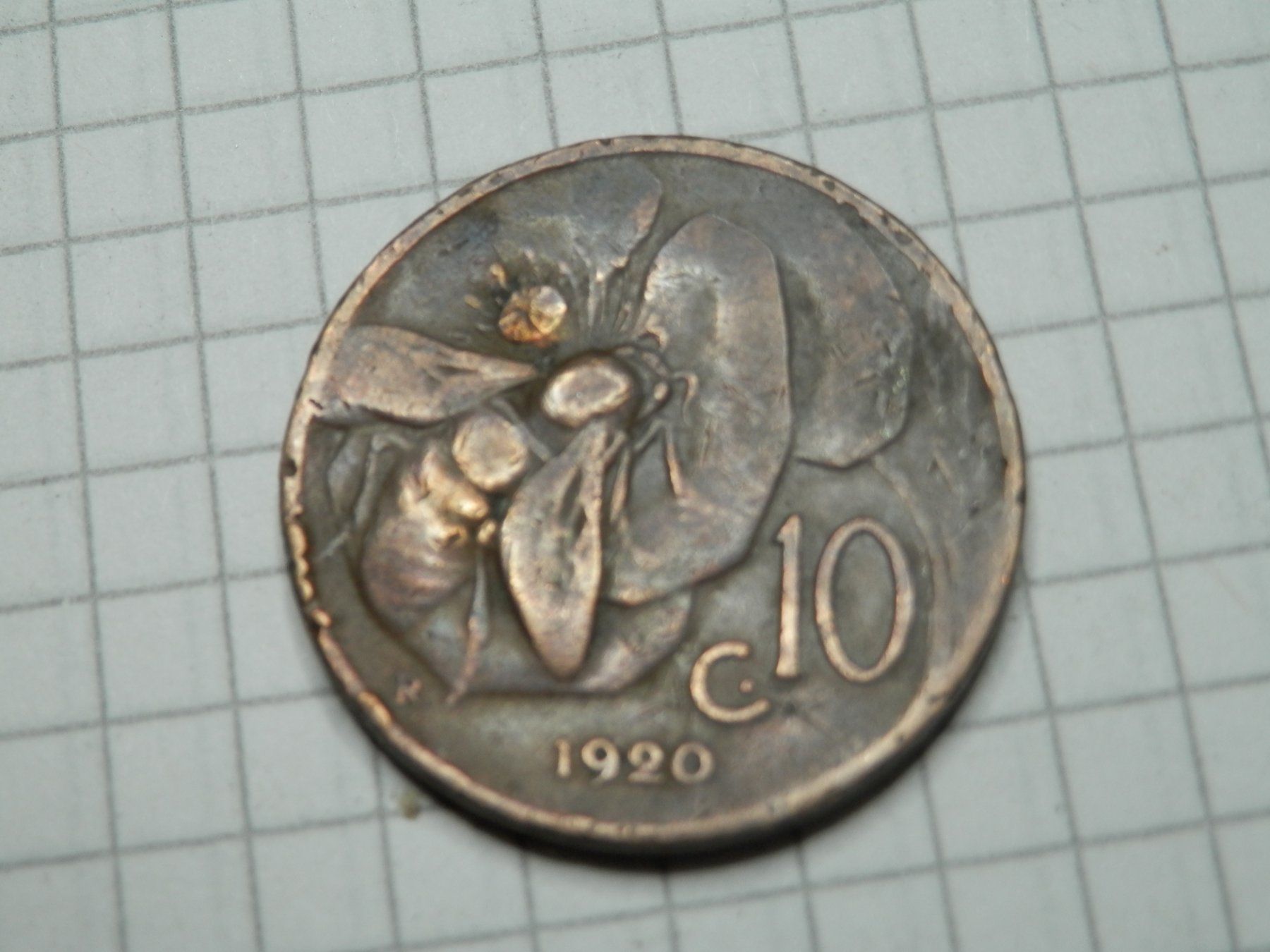 Tutti le monete: Italien 10 Centesimi, 1920 – Usato da Weiach venduto da weiach81 1