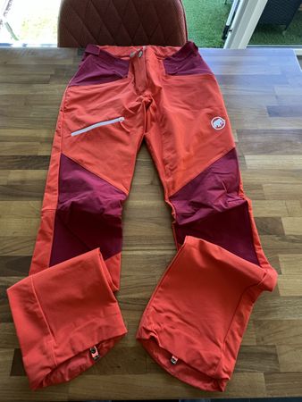 Mammut Softshellhose orange, Grösse 36 guter Zustand