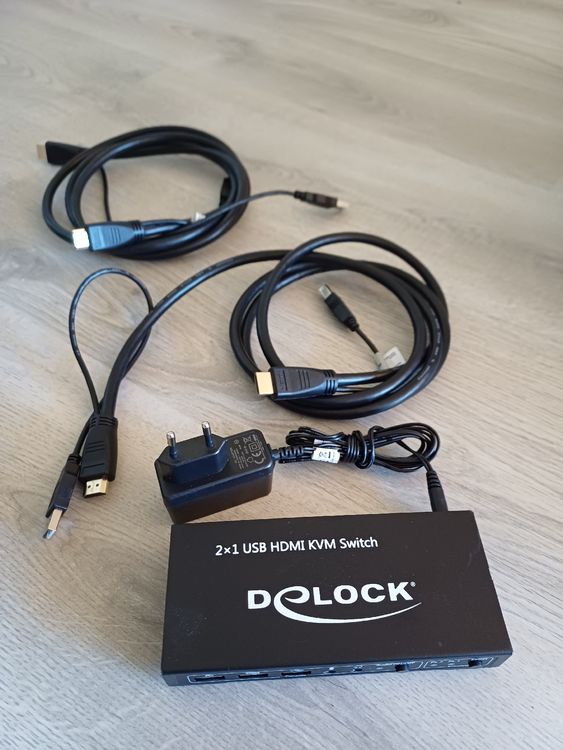 Switch Delock 2x1 USB HDMI KVM Switch | Kaufen auf Ricardo