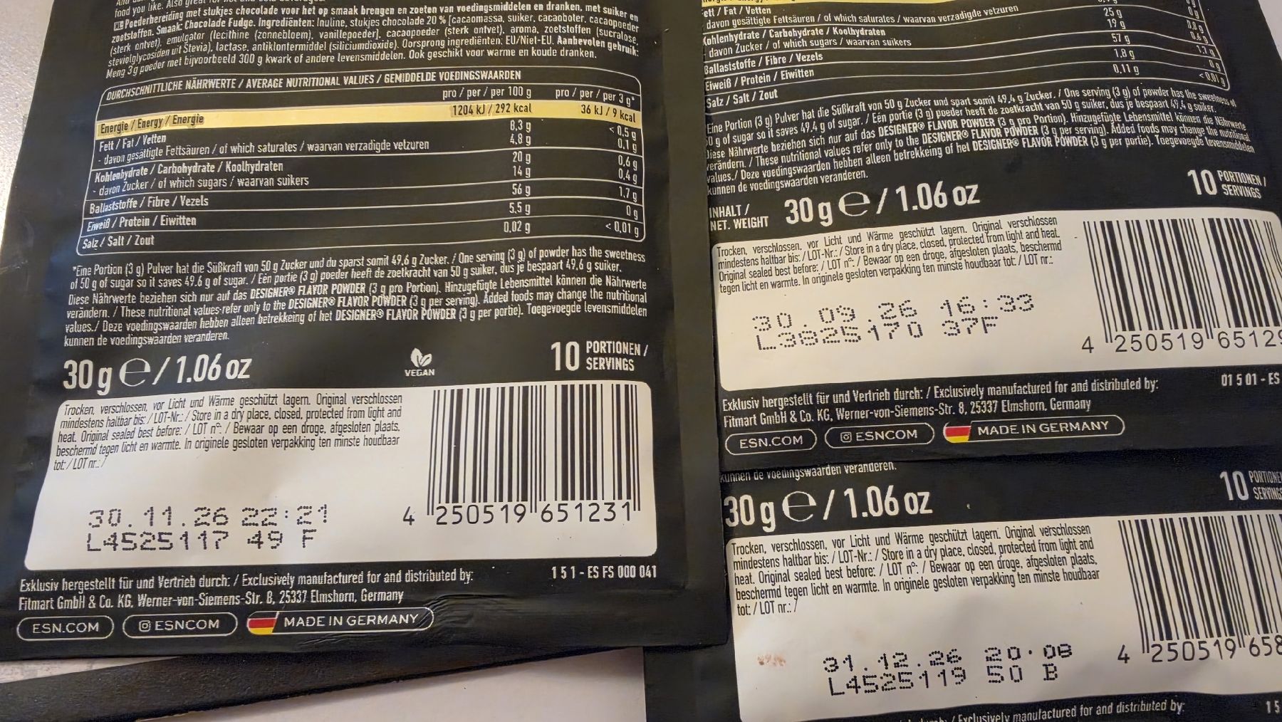Esn Lebensmittel & Spezialitäten: ESN Flavor Powder – Neu (gemäss Beschreibung) aus Muhen von Savana16 1