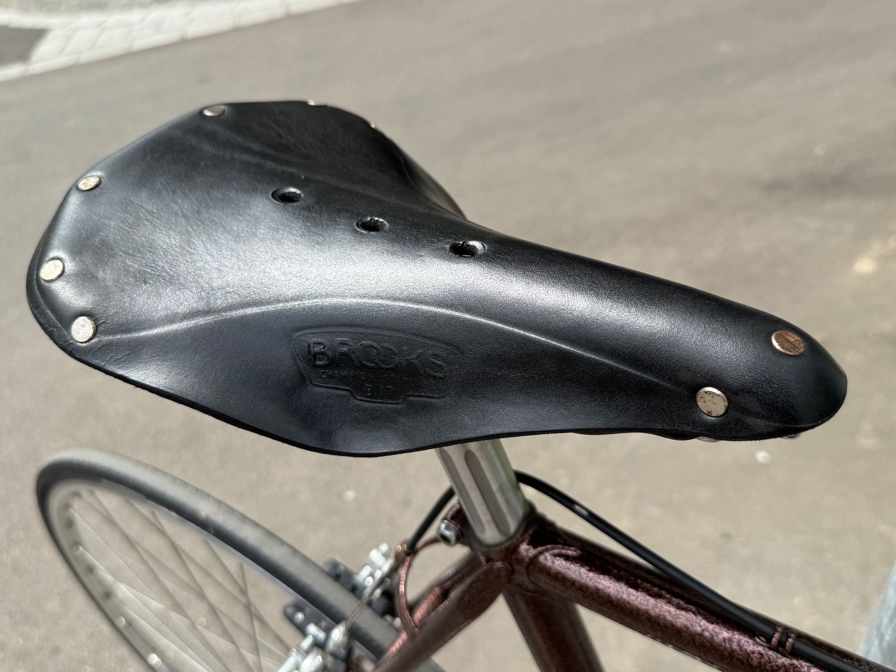 Velos: Vintage road bike, copper-look steel frame, size 56 cm – Gebraucht aus Zürich von fra_59dz 9