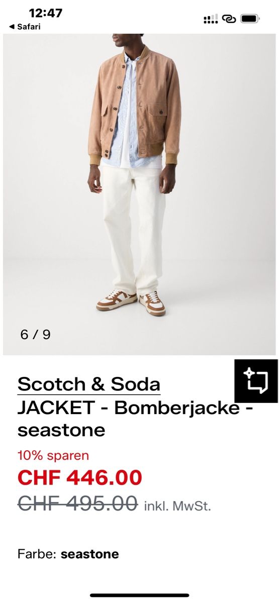 Jacken: Scotch & Soda Lederjacke XL – Neu und originalverpackt aus Bülach von silk1881 2